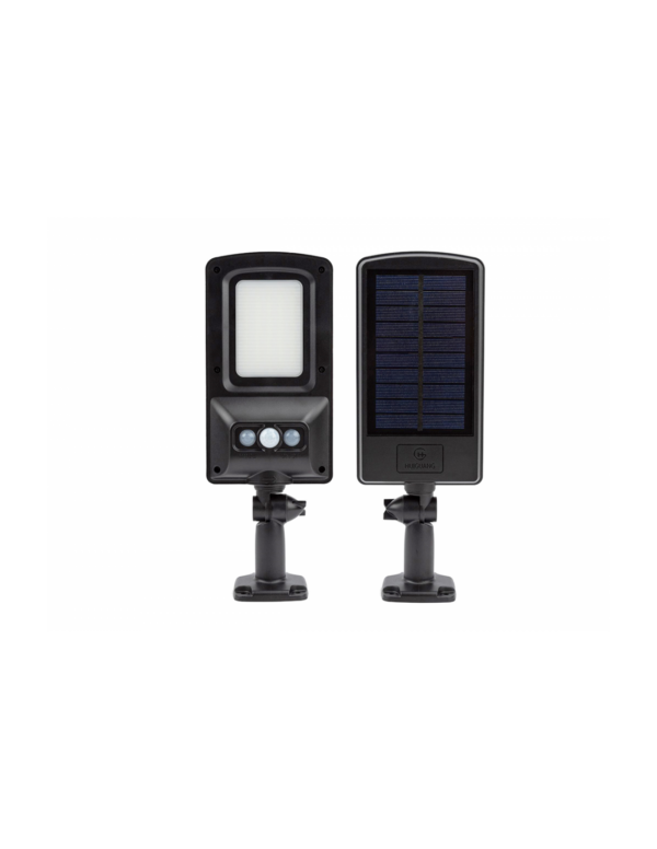 Cabeza de Farola Solar LED 6500K con sensor crepuscular y de movimiento