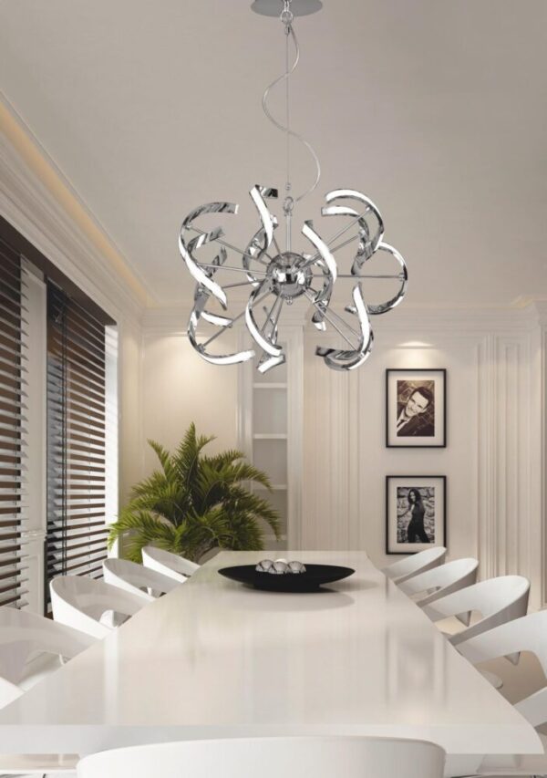 Colgante Elba, led, cromo, 30w, luz neutra - Imagen 4