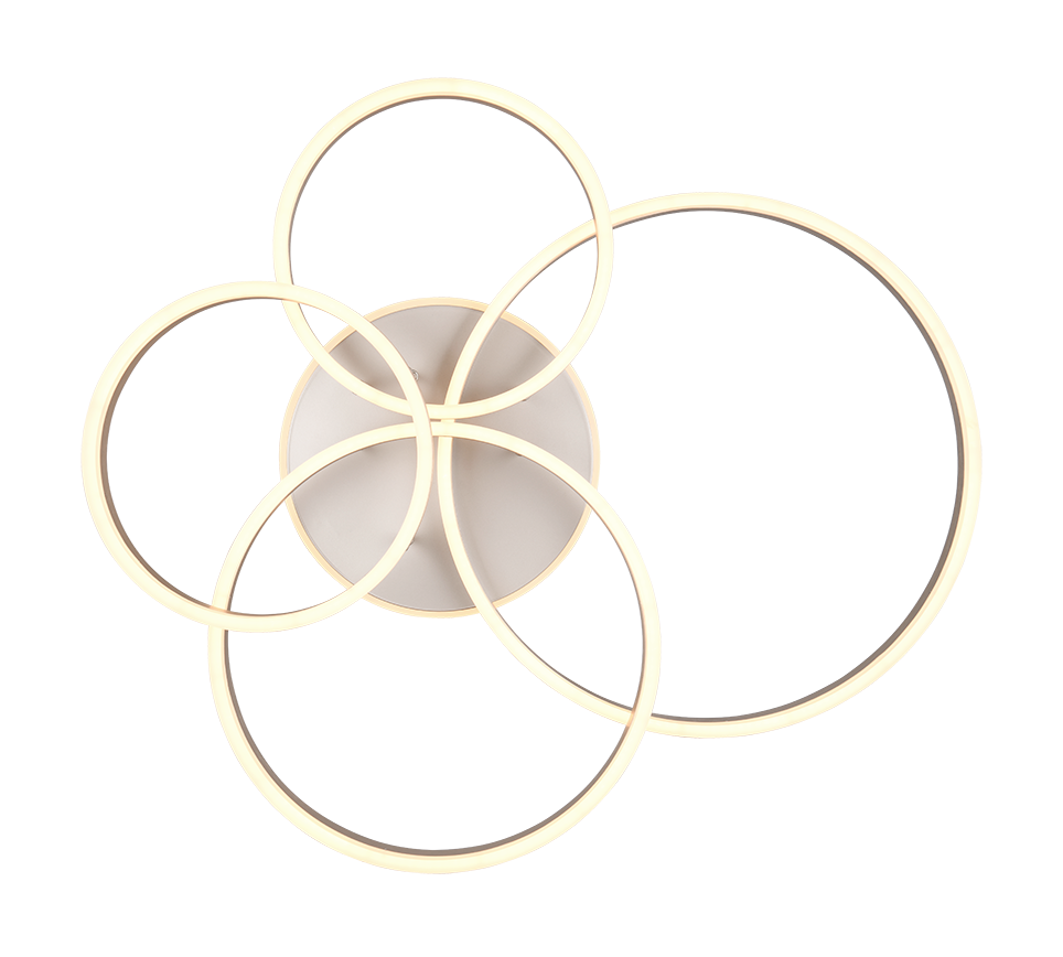 Plafón Led 50W Níquel Mate Mando a Distancia 3 Plafón Led 50W Níquel Mate Mando a Distancia - Imagen 3