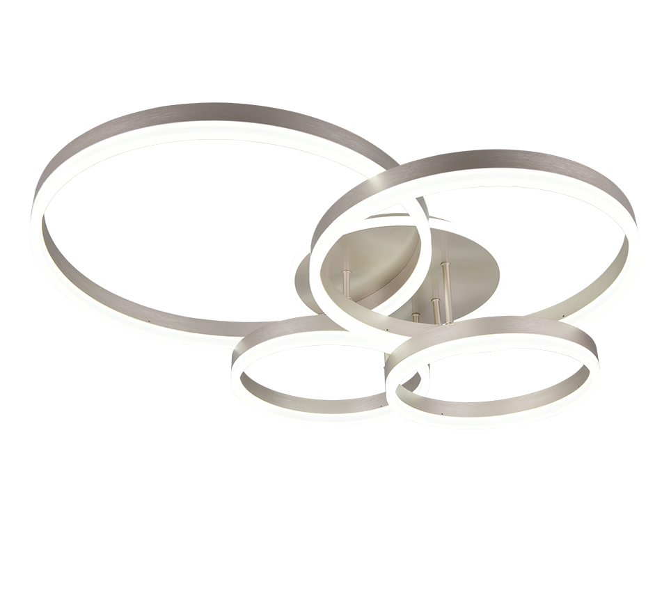 Plafón Led 50W Níquel Mate Mando a Distancia 1 Plafón Led 50W Níquel Mate Mando a Distancia