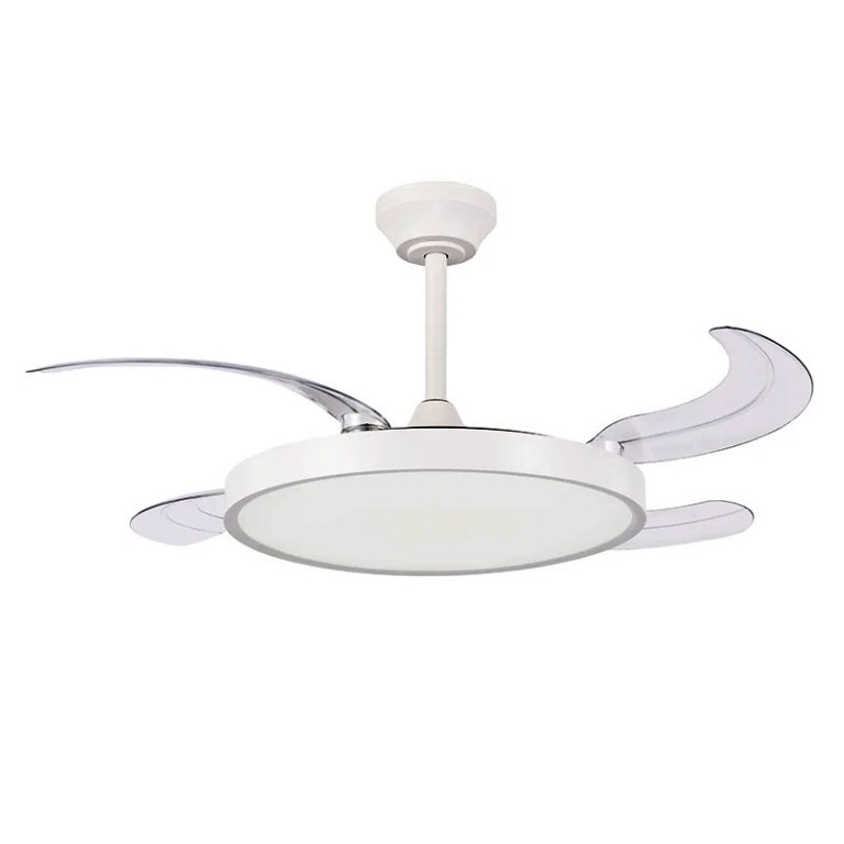 Ventilador Ural 107Ø Aspas Retractiles Color Blanco 1 Ventilador Ural 107Ø Aspas Retractiles Color Blanco