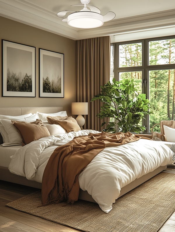 Ventilador Tíber Aspas Retractiles Color Blanco Motor DC 6 Ventilador Tíber Aspas Retractiles Color Blanco Motor DC - Imagen 6